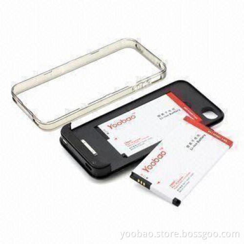 Replaceable Backup Battery with Two 1,700mAh Batteries and LED Indicator, Fits for Apple's iPhone